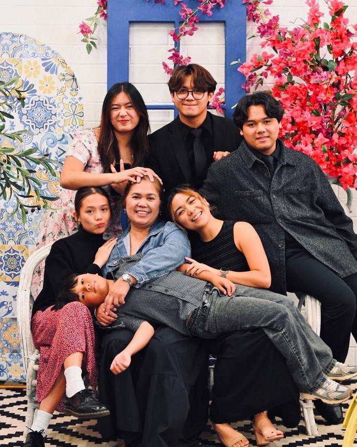 A family at church